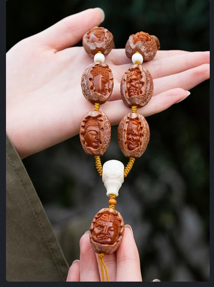 Premium Heart Sutra Buddha and Demon Bracelet