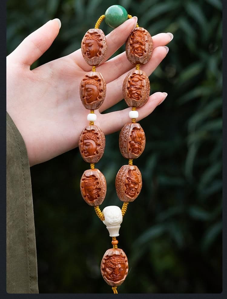 Premium Heart Sutra Buddha and Demon Bracelet