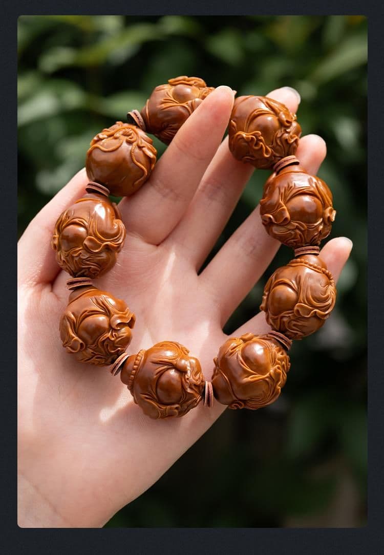 Exquisite Maitreya Buddha Eight Treasures Bracelet