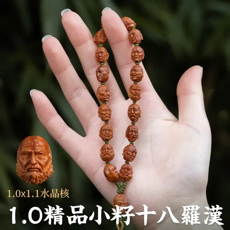 Premium 18 Arhats Crystal Pit Crystal Pit Long Strand