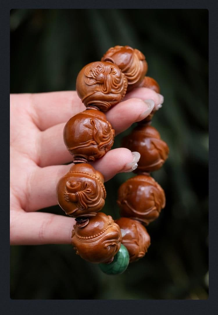 Little Novice Monk Aged Oil Pit Aged Oil Pit Bracelet