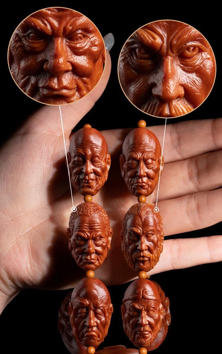 Exquisite 18 Arhats Large Seed Long Strand