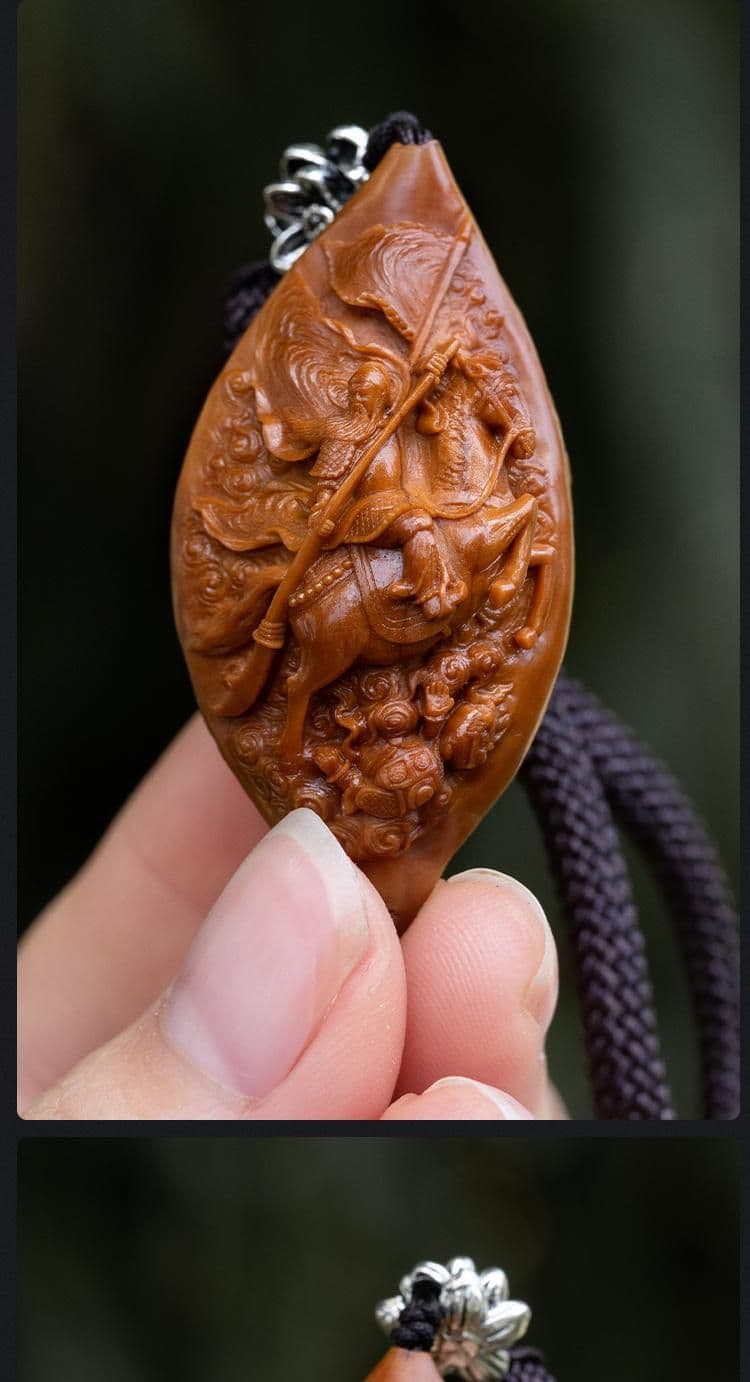 Double-Sided Guan Gong Double-Sided Aged Oil Pit Hand Piece