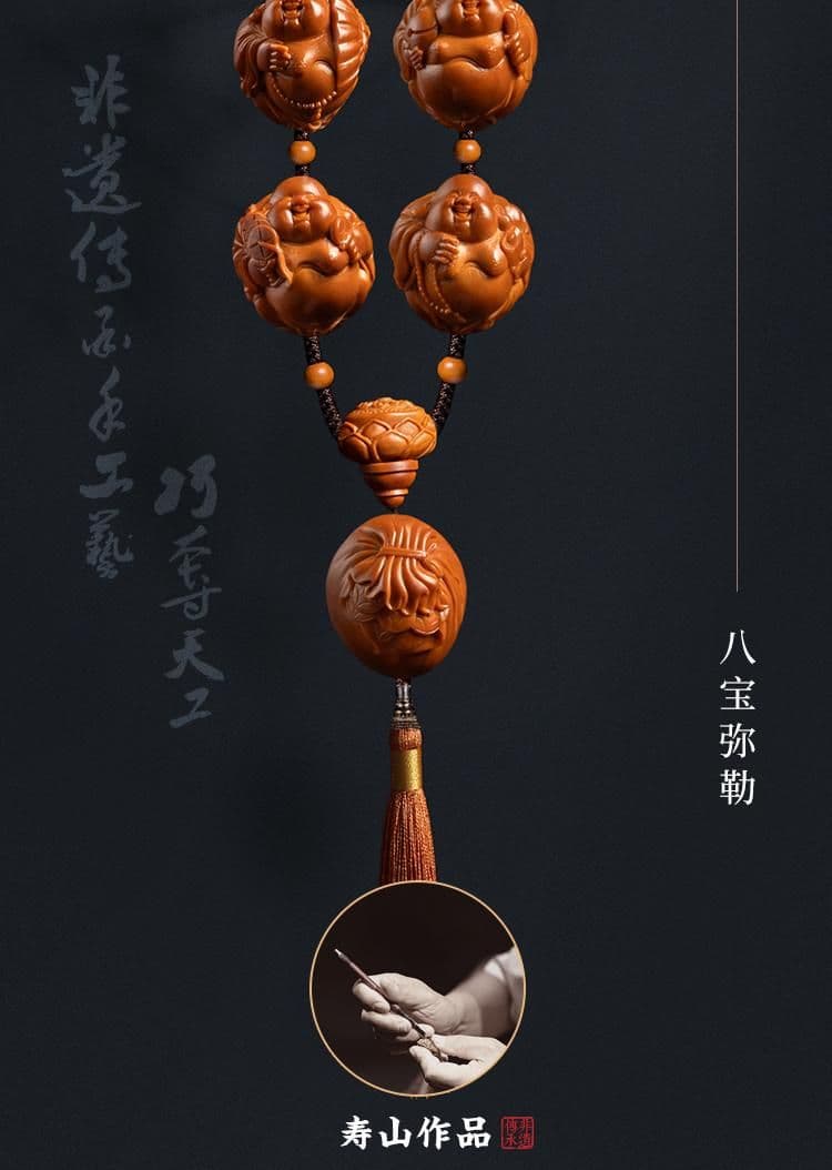 Premium Maitreya Buddha Eight Treasures Bracelet