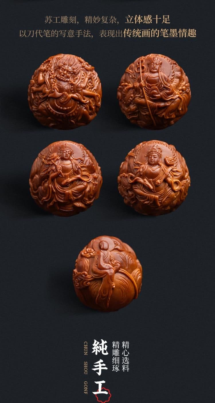 Exquisite Landscape Ten Thousand Buddhas Bracelet