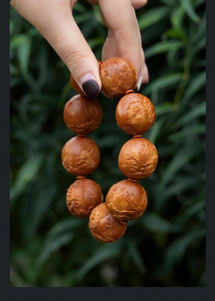 Exquisite Eight Sacred Mountains Meilin Aged Oil Pit Bracelet