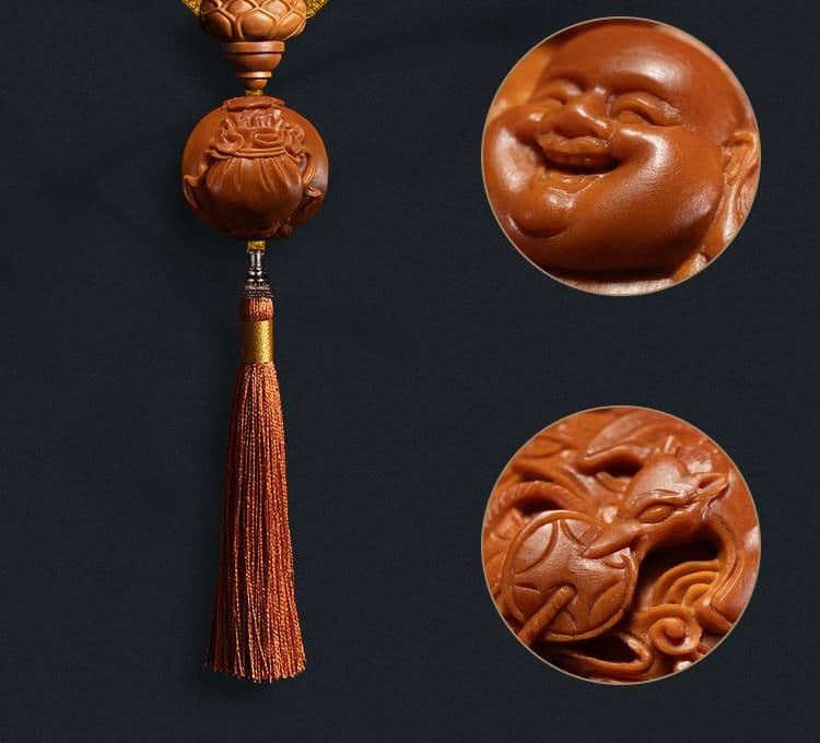 Exquisite Maitreya Buddha Auspicious Clouds Bracelet