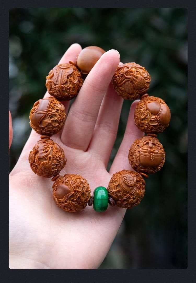 Exquisite Maitreya Buddha Auspicious Clouds Bracelet