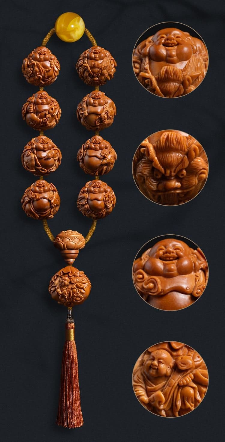 Exquisite Maitreya Buddha Auspicious Beast Meilin Pit Bracelet