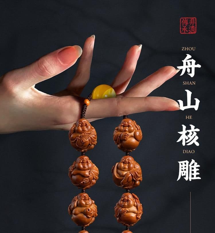 Exquisite Maitreya Buddha Eight Treasures Bracelet