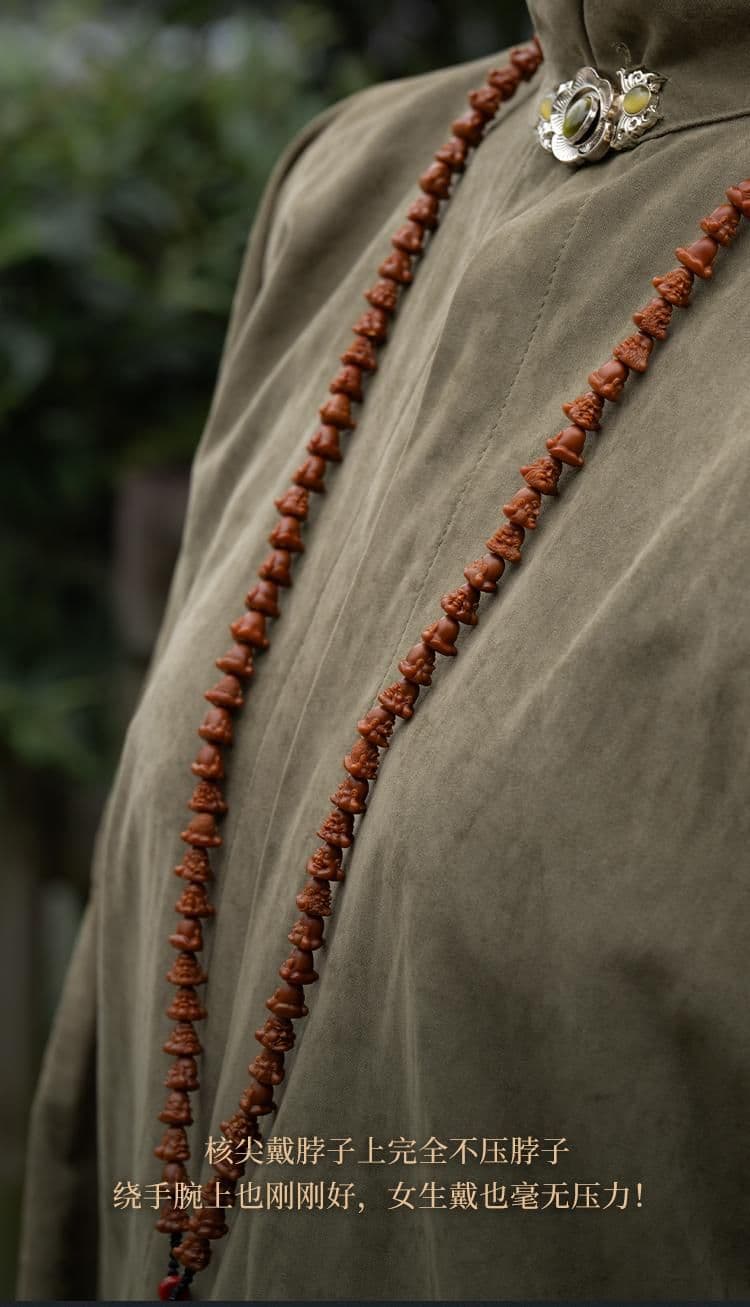 Exquisite 108 Arhats Pit Tip Pit Tip Long Strand
