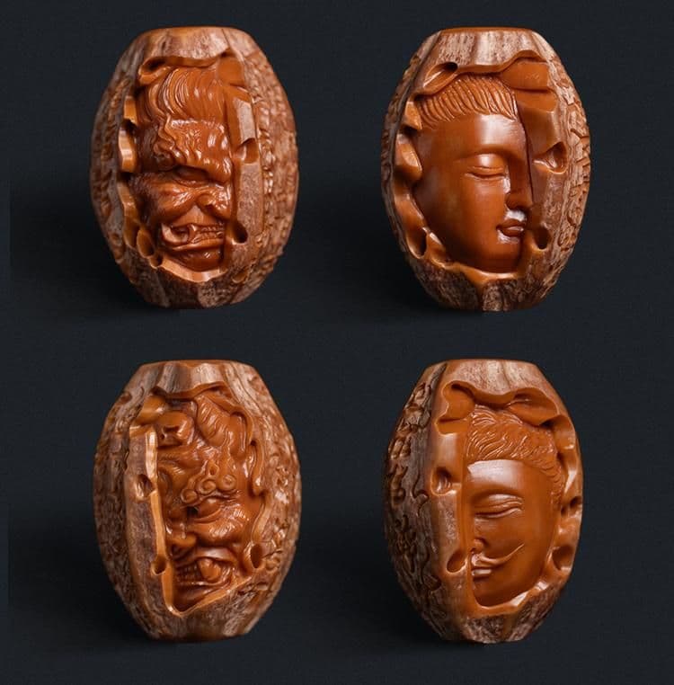Premium Heart Sutra Buddha and Demon Bracelet