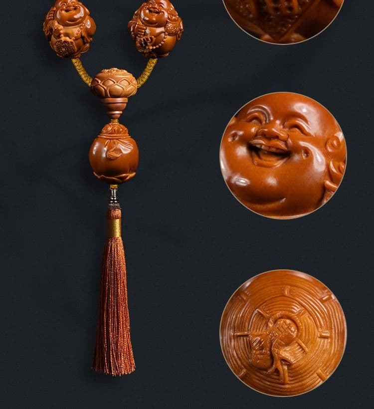 Exquisite Maitreya Buddha Eight Treasures Bracelet