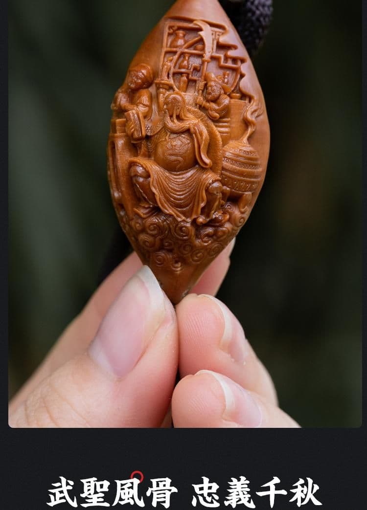 Double-Sided Guan Gong Double-Sided Aged Oil Pit Hand Piece