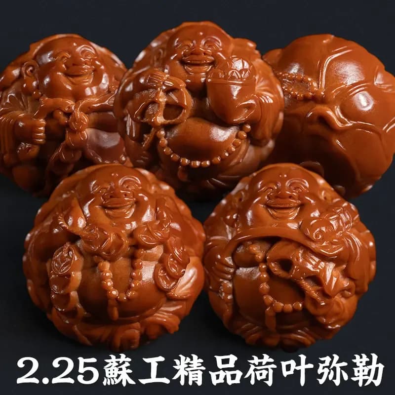 Exquisite Maitreya Buddha Lotus Leaf Bracelet