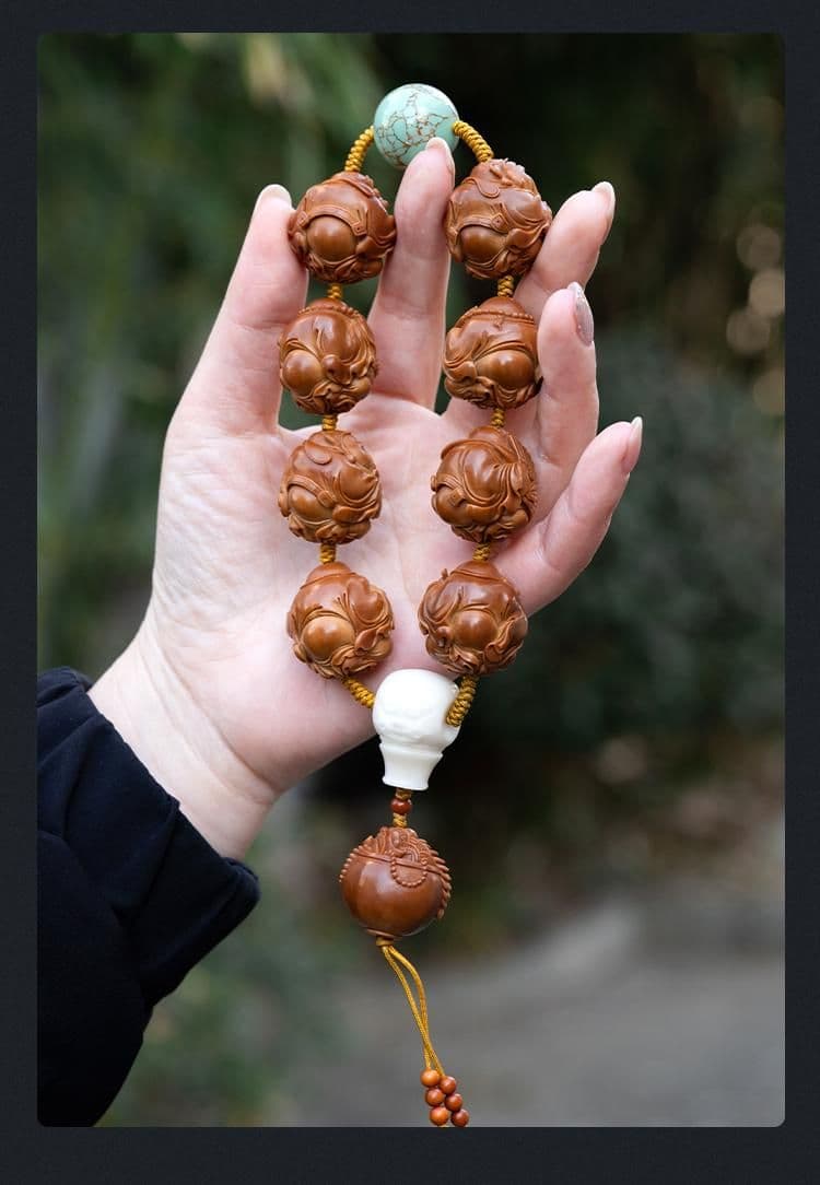 Fine Carving Wealth Maitreya Fine Carving Long Strand