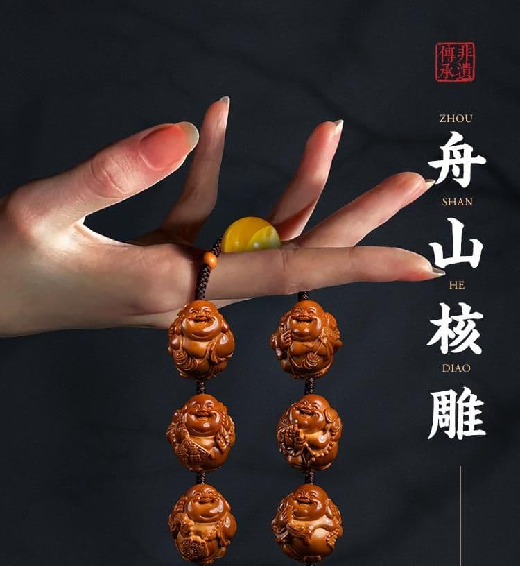 Exquisite Maitreya Buddha Eight Treasures Bracelet